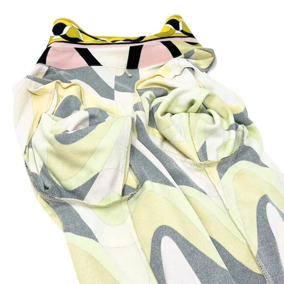 EMILIO PUCCI Vintage Logo Multicolor Shirt Pants Set #38 Button Zip [106008] - Picture 9 of 16